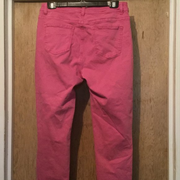 CHARLIE B Pink Straight Leg Jeans - Picture 2 of 4